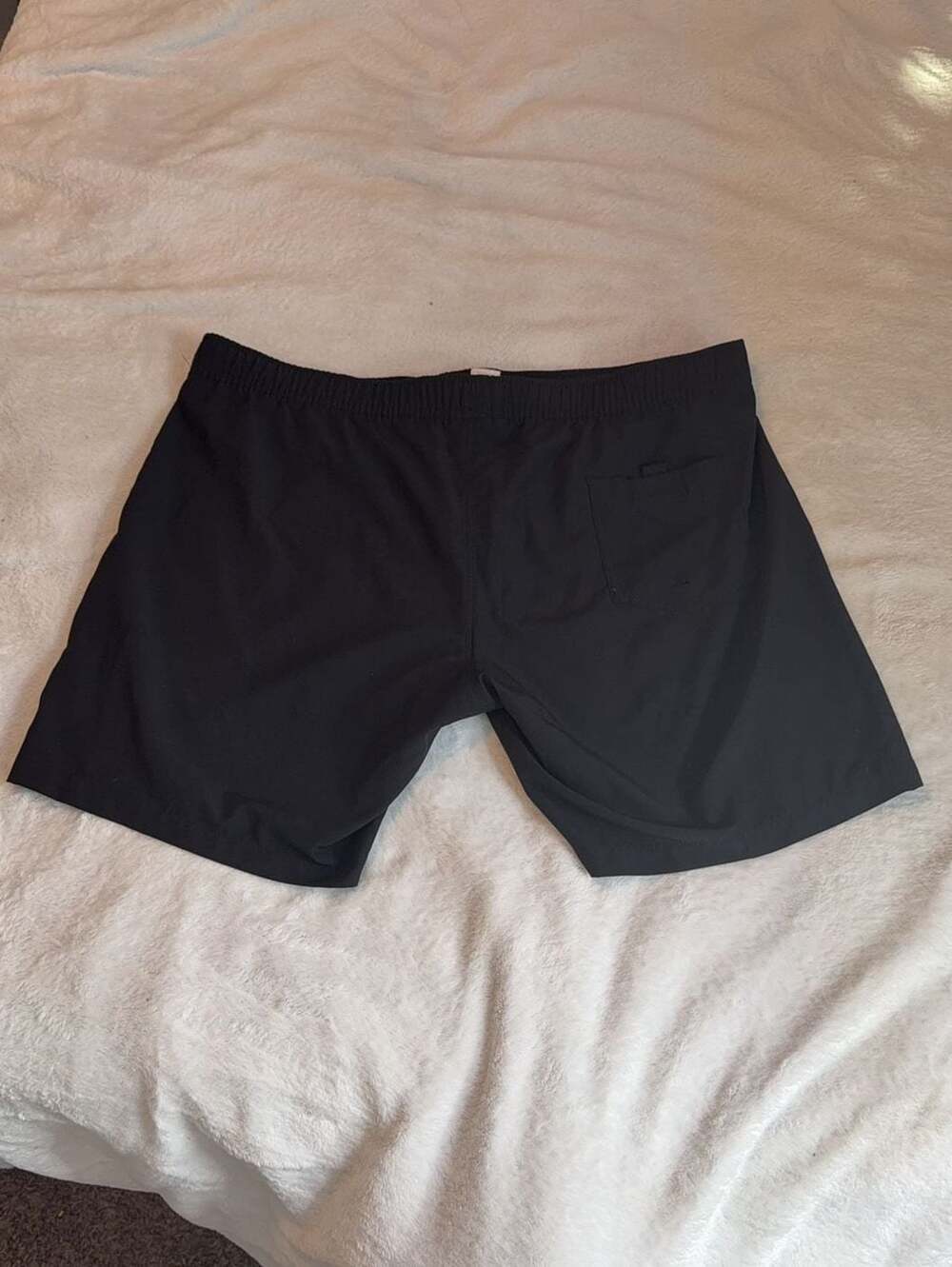 Andrew Christian Massive Swim Shorts Black/Neon Yellow Size XL - Picture 6 of 8